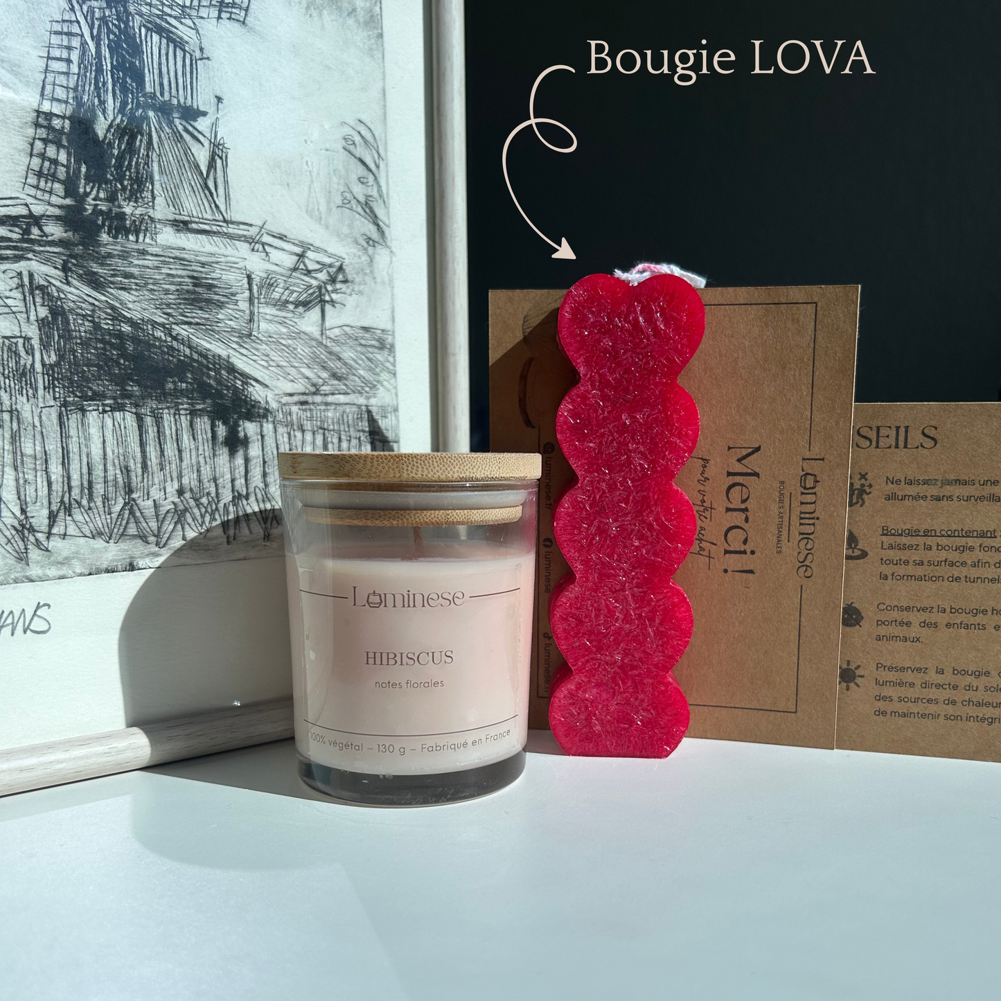 Duo et trio de bougies