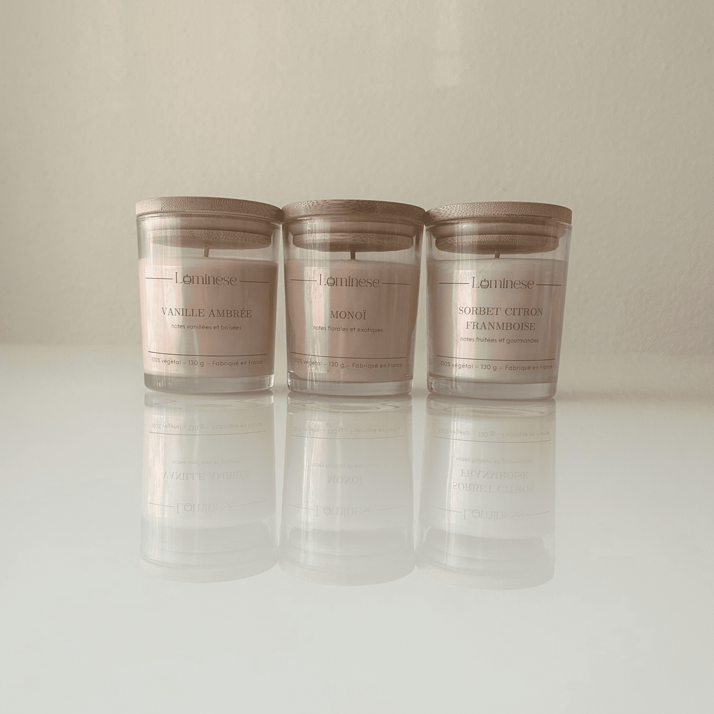Duo et trio de bougies