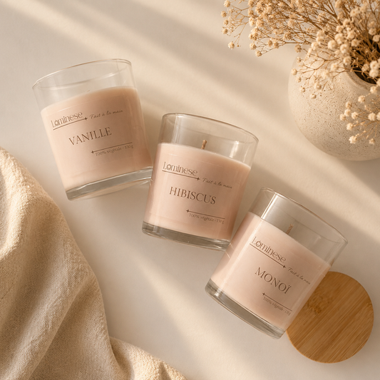 Bougies Parfumées en Pot – Duo ou Trio