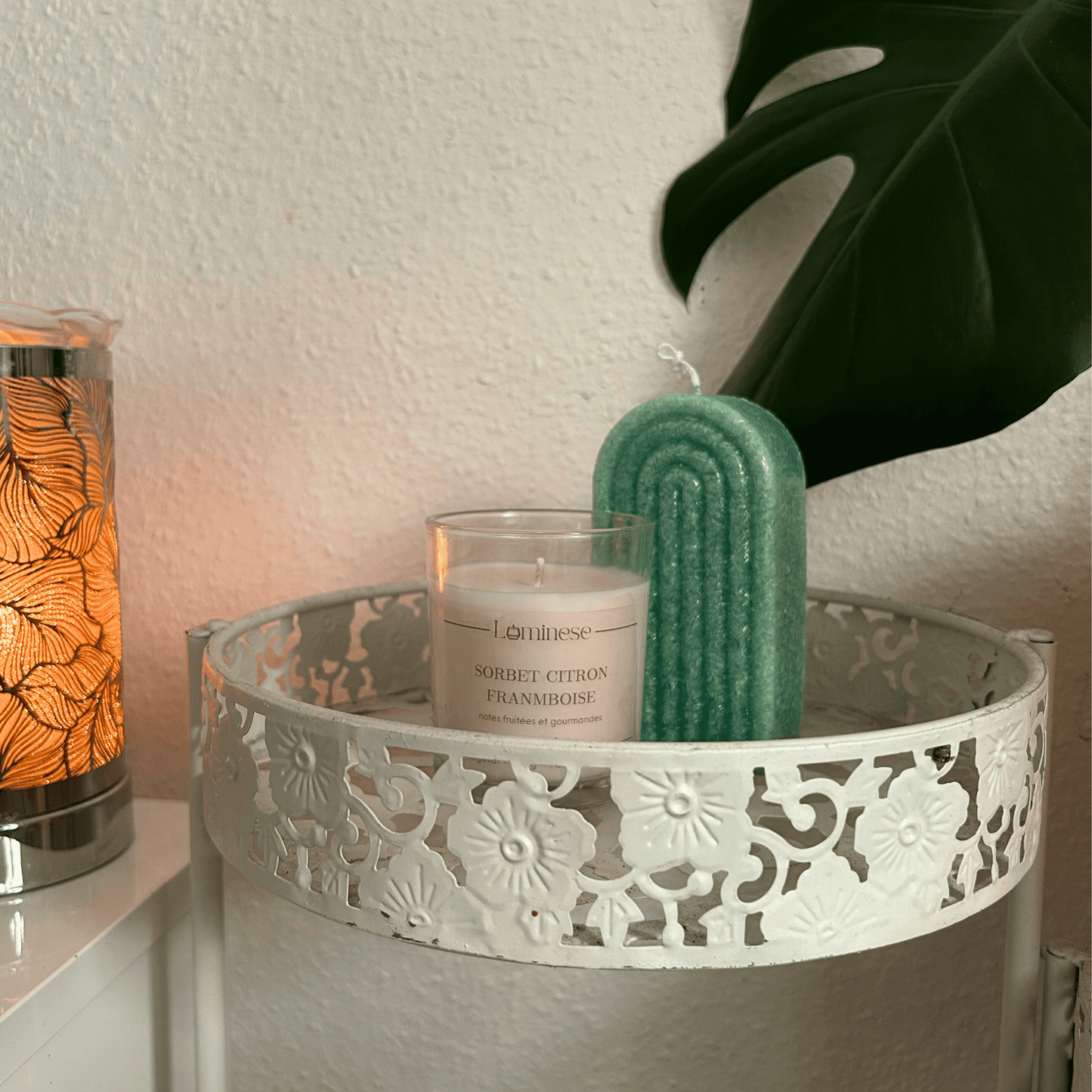 Bougie parfumée SORBET CITRON-FRAMBOISE