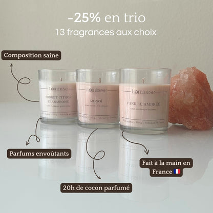 Duo et trio de bougies